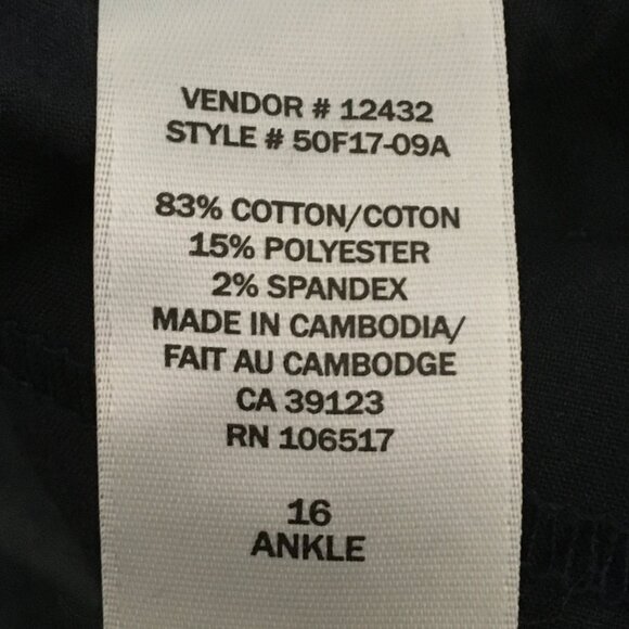 Northern Reflections Dark Blue Essential Slim Ankle Jeans - Picture 5 of 10